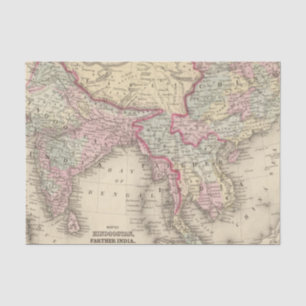 Hindoostan, Farther India, China, Tibet 2 Tissue Paper