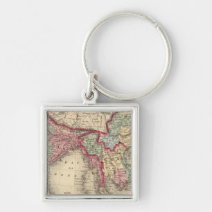 Hindoostan, Farther India, China, Tibet Key Ring