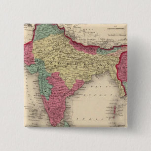 Hindostan Or British India 15 Cm Square Badge