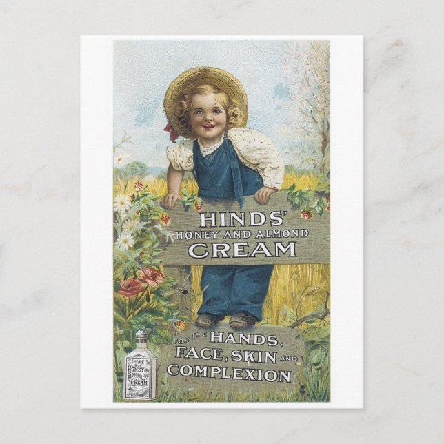 Hinds Cream Postcard (Front)