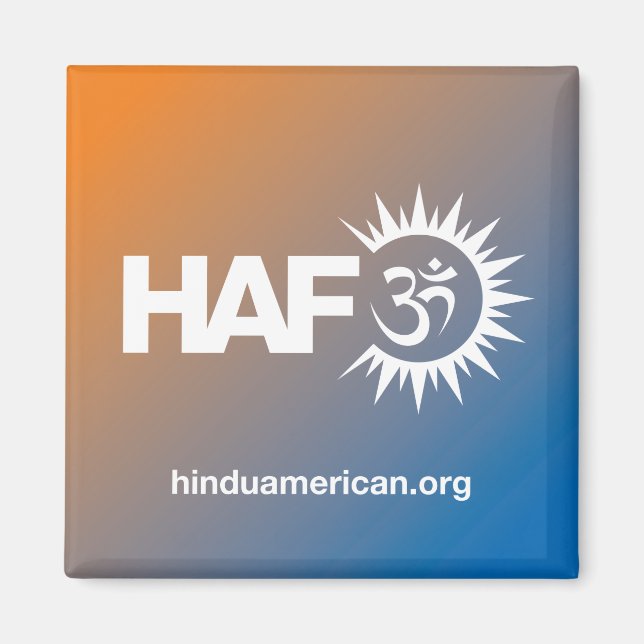 Hindu American Foundation Refrigerator Magnet (Front)
