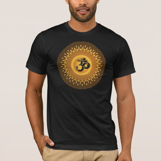 Hindu And Buddhist Om Symbol T-Shirt (Front)
