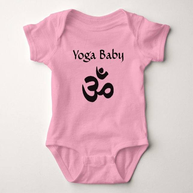 Hindu Baby Yoga Baby Bodysuit (Front)