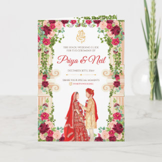 Hindu Ceremony Program & Indian Wedding program Programme