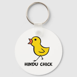 Hindu Chick Keychain