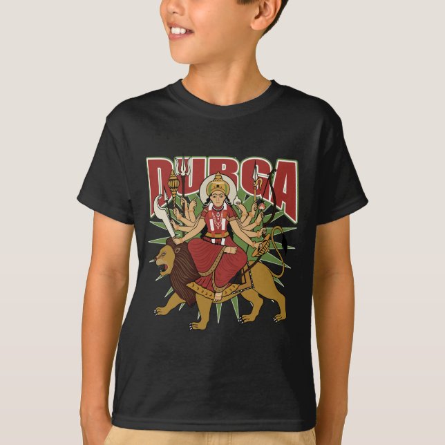 Hindu Durga T-Shirt (Front)