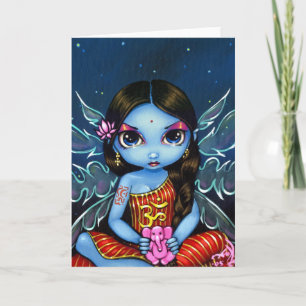 "Hindu Fairy" Greeting Card