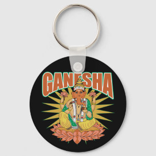 Hindu Ganesha Key Ring