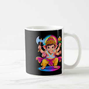 Hindu Ganesha Puja Elephant God India Meditation Y Coffee Mug