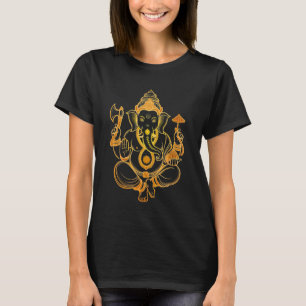 Hindu Ganesha Puja Elephant God India Meditation Y T-Shirt