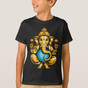 Hindu Ganesha Puja Elephant God India Meditation Y T-Shirt