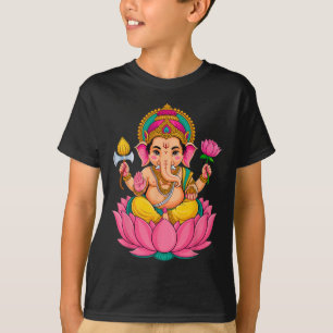 Hindu Ganesha Puja Elephant God India Meditation Y T-Shirt