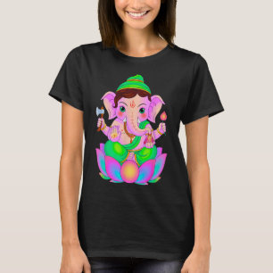 Hindu Ganesha Puja Elephant God India Meditation Y T-Shirt