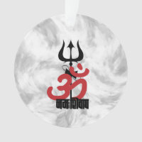 Hindu God Shiva Om Namah Shivay with Trident OM