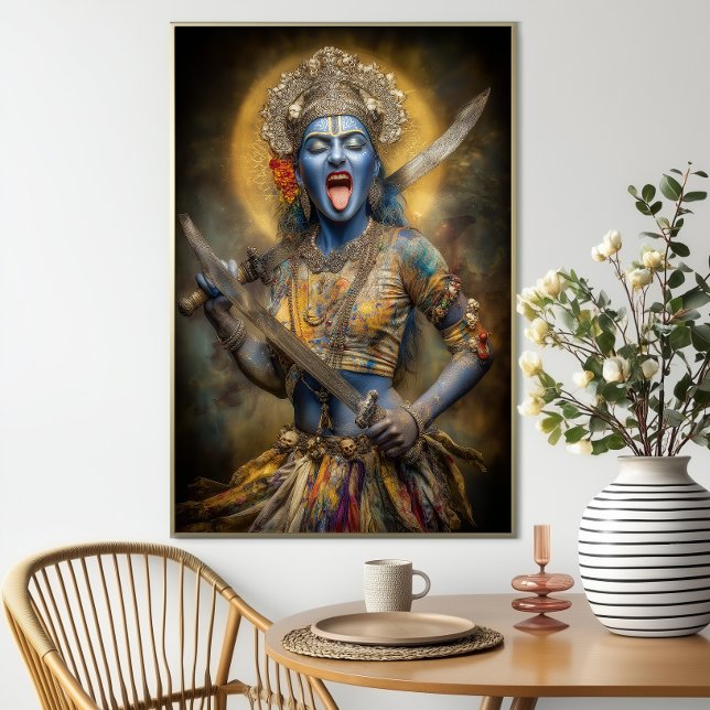 Hindu Goddess Kali Modern Painting Shakti Art Poster (Creator Uploaded)