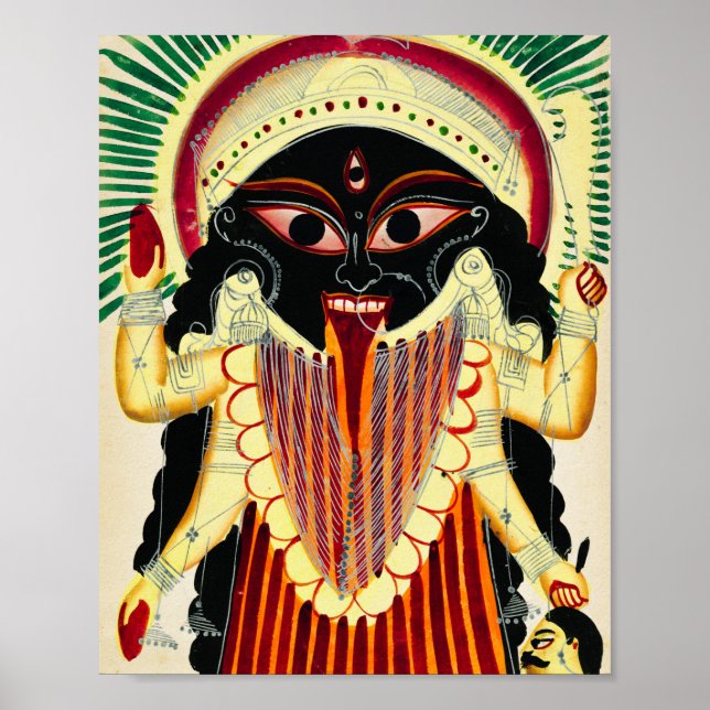 Hindu goddess Kali Poster (Front)