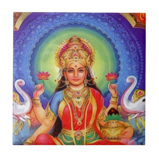 Hindu Goddess Lakshmi Maa Tile