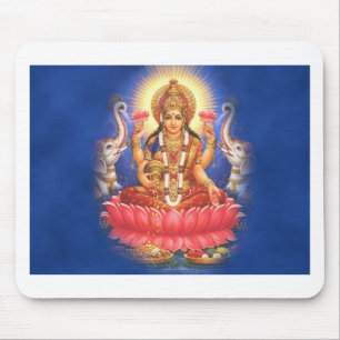 Hindu Goddess Laxmi Devi Mata Mouse Pad