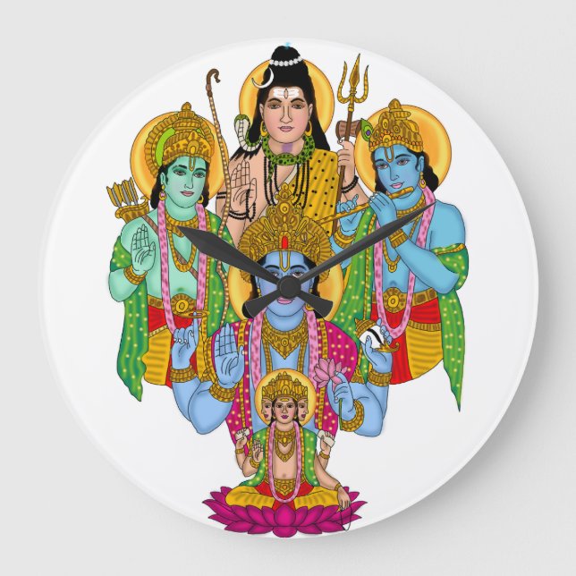 Hindu Gods Clock (Front)