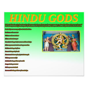 Hindu Gods Photo Print