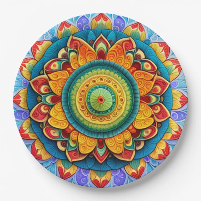 Hindu Holiday Collection Paper Plate (Front)