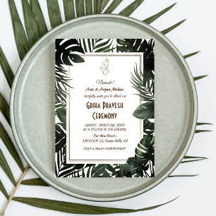 Hindu House Warming Griha Pravesh Invitation