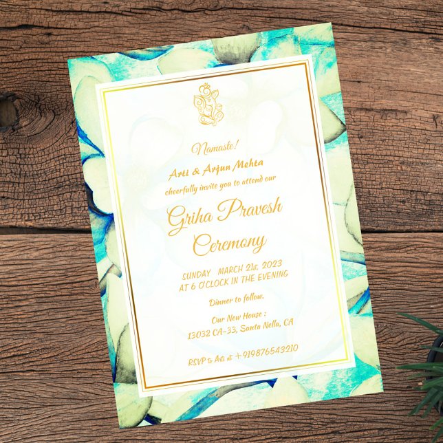 Hindu House Warming Griha Pravesh Invitation (Creator Uploaded)