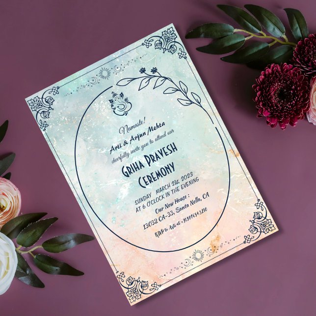 Hindu House Warming Griha Pravesh Invitation (Creator Uploaded)