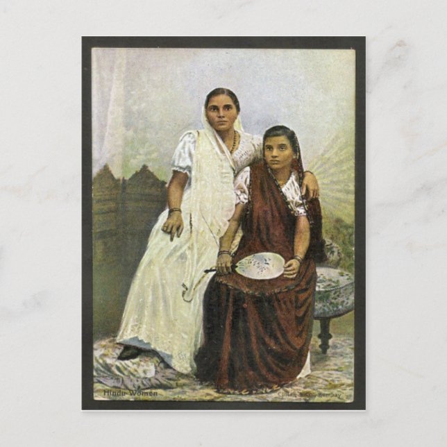 Hindu ladies postcard (Front)
