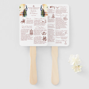 Hindu marriage rituals peacock Jaipur palace Hand Fan