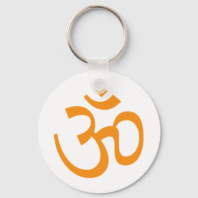 Hindu Om Key Ring (Front)