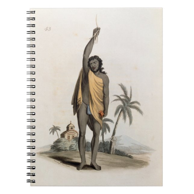 Hindu Priest, pub. by Edward Orme, 1804 (litho) Notebook (Front)