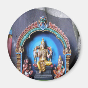 Hindu Shrine, Batu Caves, Malaysia Magnet