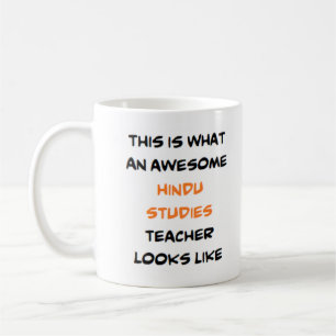 hindu studies teacher, awesome coffee mug