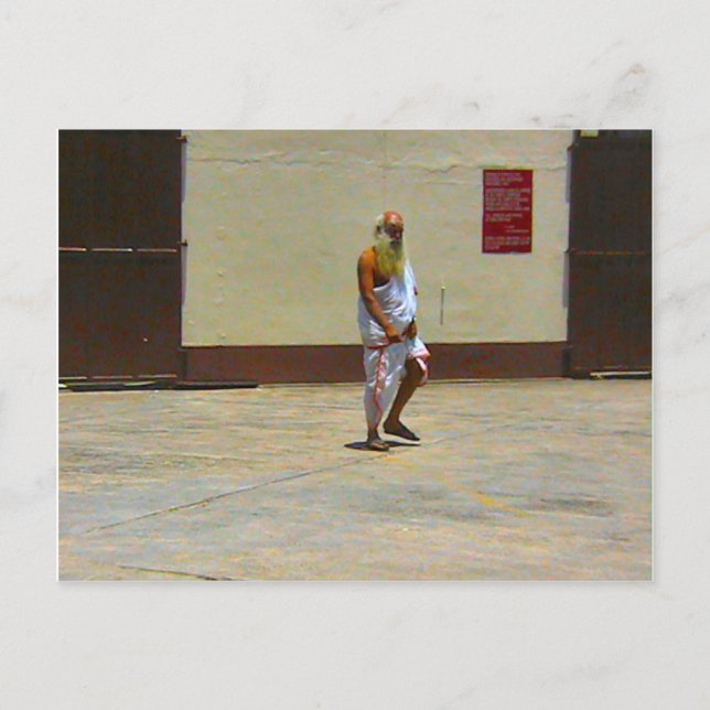 Hindu temple, Guru Postcard (Front)