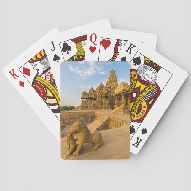Hindu Temples at Khajuraho Playing Cards (Back)