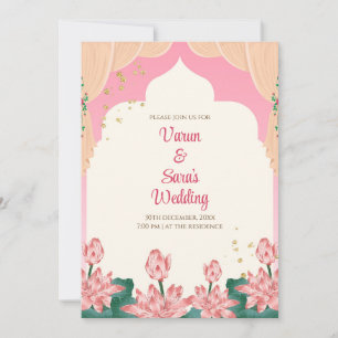 Hindu Wedding card Digital Indian Wedding invite