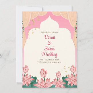 Hindu Wedding card Digital Indian Wedding invite