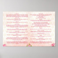 Hindu wedding rituals program pink lotus