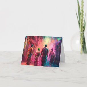 HINDU Why chase rainbows when there is HOLI Thank You Card