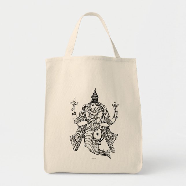 Hinduism: Vishnu Tote Bag (Front)