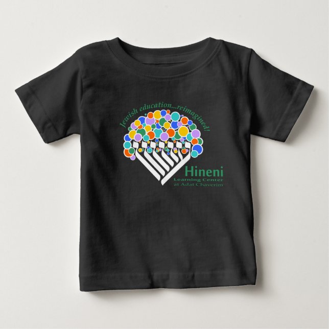 Hineni Learning Centre Babies' T-Shirt - Black (Front)