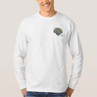 Hineni Learning Centre Men's Long-Sleeve - White T-Shirt