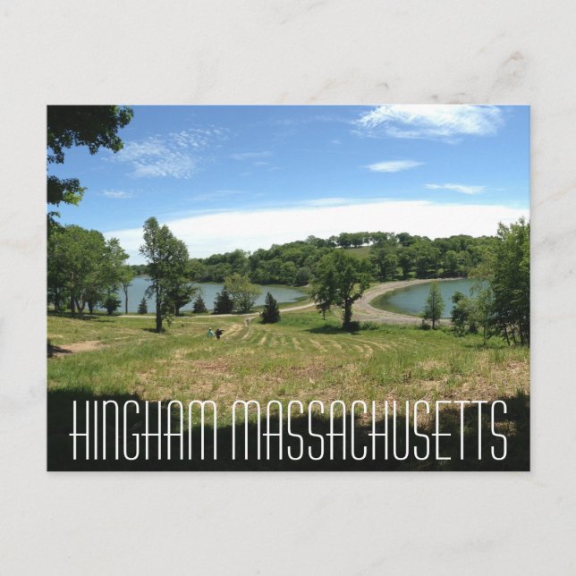 Hingham Massachusetts Postcard (Front)