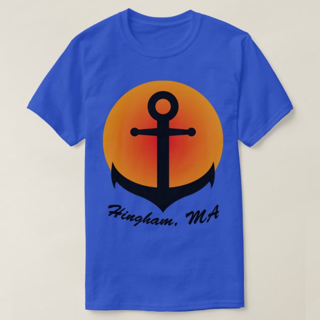 Hingham Massachusetts  T-Shirt (Design Front)