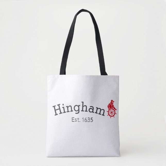 Hingham Massachusetts Tote Bag (Front)