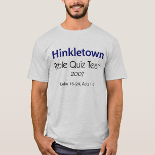 Hinkletown Bible Quiz Team, 2007 T-Shirt
