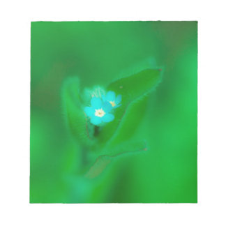 Hint of blue notepad