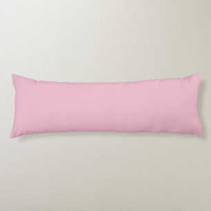 Hint of Cherry Pink Solid Colour Pastel Shade Body Cushion