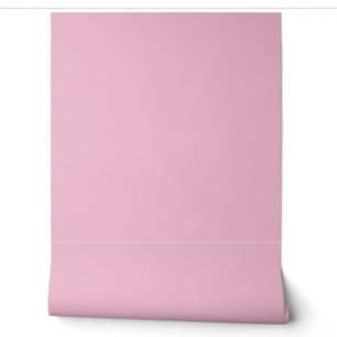 Hint of Cherry Pink Solid Colour Pastel Shade Wallpaper